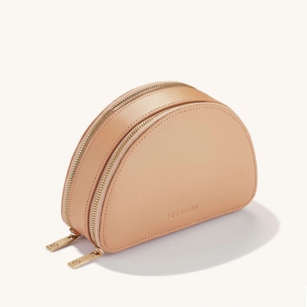 Mejuri Half Moon Multi Travel Case in Beige